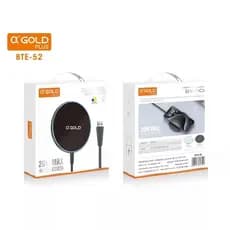 Carregador Magnético Sem Fio Magsafe 20W Indução A'Gold Plus BTE-52 Carga Rápida Para iPhone 12 13 14 15 16 E Celular An