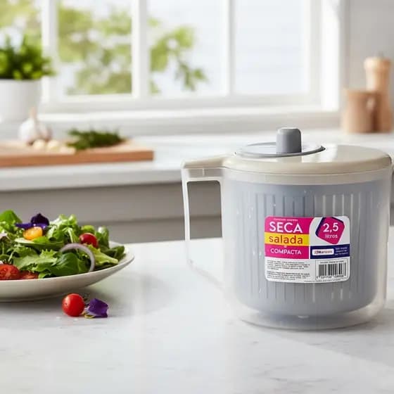 Seca Salada Centrífuga Manual 2,5L