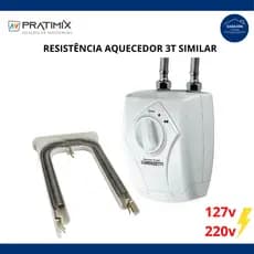 Resistencia Aquecedor Lorenzetti Versátil 127v 5500w / 220v 6400w - Pratimix Similar