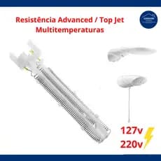 Resistência Lorenzetti Chuveiro Ducha Advanced Top Jet 220V / 127V - PMR Similar