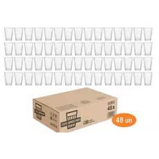 Kit 6/12/24/48 Copos Americanos de Vidro 190 ml Nadir Copo de Cerveja Café para Bar