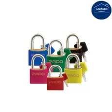 Cadeado 20mm Pado Colorido Latão com 2 Chaves – Ideal para Armário, Bolsa, Mochila
