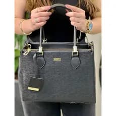 Bolsa Feminina Lorena Grande – Elegância, Espaço e Sofisticação