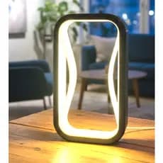 Nova e Exclusiva Luminária LED Moderna De Mesa Lampada Led Quarto Designer Fantástico 127v - Branca