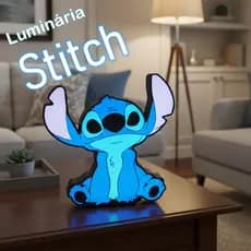 Exclusiva Lightbox Led, Luminaria Stitch A Mais Vendida 127V