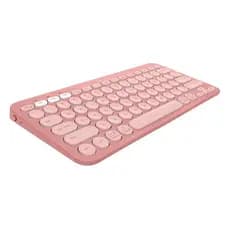 Teclado sem fio Logitech Pebble Keys 2 K380s - Rosa
