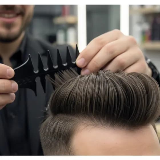 Pentes Especial de Textura Para Cabelo Barbeiro Volume Estilo Unisex