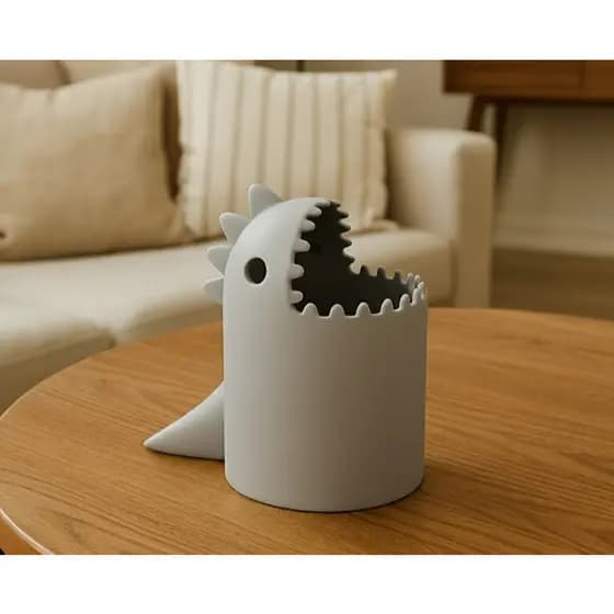 Exclusiva Lixeira De Mesa Dinossauro Minisau Fofinha Divertida