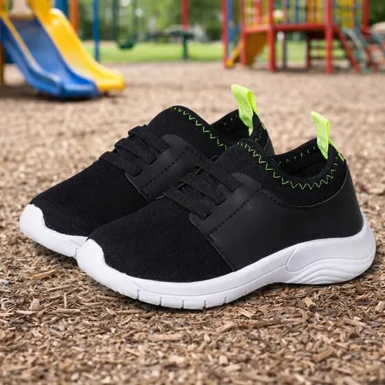 Tenis Infantil Menino Anatomico Slip On Confortavel Leve Calce Facil Antiderrapante Masculino