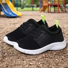 Tenis Infantil Menino Anatomico Slip On Confortavel Leve Calce Facil Antiderrapante Masculino