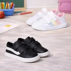 Kit 2 Pares Tenis Infantil Feminino Old School Colorido Fashion Menina