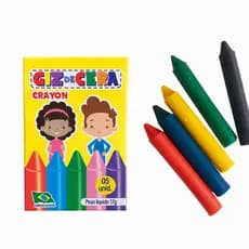 Giz de Cera Caixa com 5 unidades - Brinde