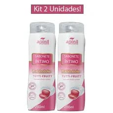 KIT 2 Unidades Sabonete Íntimo BABBALOKO TUTTI-FRUITT 200mL APINIL
