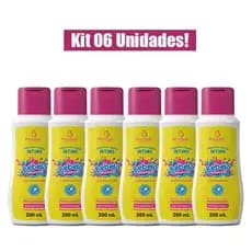 KIT 6 UNIDADES SABONETE LÍQUIDO ÍNTIMO BEBELO TUTTI FRUTTI 200ml BIO INSTINTO