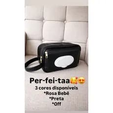Necessaire Porta lenço umedecido,fraldas,pomadas,perfumes e impermeável.