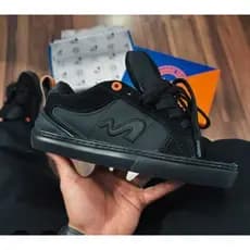 Tenis Tesla Hertz Orange feminino masculino streetwear suede skatista casual esportivo moderno pão lançamento do momento