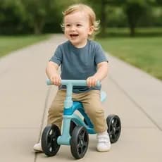 Bicicleta Infantil Motinha Carrinho  Andador Bicicleta Patinete Sem Pedal 4 Rodas Bebê Criança
