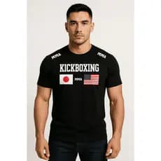 Camisa De Kickboxing Atleta Treino Masculina Academia Boxe Muay Thai Jiu Jitsu UFC Cobra