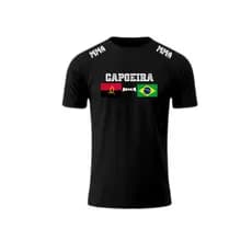 Camiseta Masculina de Capoeira Angola Black EStilo Afro academia Treino Dry Fit