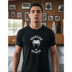 Camiseta de Jiu Jitsu Modelo Viper Nogi Cobra Dry Fit Sem Kimono Treino Academia