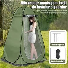 Grande Barraca Trocador De Roupas Banheiro Camping Tenda Portátil Banho Iglu 150*150*190cm