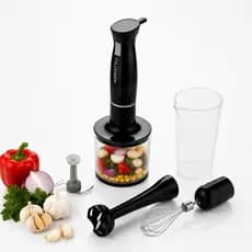 Mixer 3 Em 1 Preto Agratto 700ml Portátil Triturador Multiprocessador Copo Misturador Blender