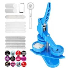 3 Kit Conjunto de Máquina de Crachá Deslizante Máquina De Button, Botão, Broche, Crachá 33/44/58mm 100 Boton