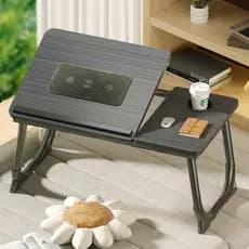 Mesa de computador preta ajustável de cinco velocidades preta ajustável de cinco velocidades