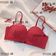 Roupa Íntima Feminina Sem Costura Linda Alças Para Costas Seios Pequenos Conjunto