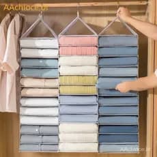 Roupas De Suspensão Organizador Quarto Pendurado Organizadores Guarda-Roupa Camadas Armazenamento Para Camisa Jeans Armá