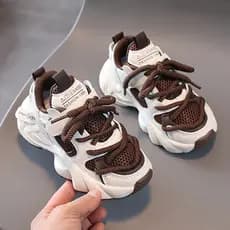 Tênis infantil Sapatos infantis casuais para meninos Moda tênis de corrida para meninas Leve e macio