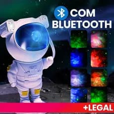 Projetor De Luz Bluetooth Noturno De Astronauta Para Noturna Estrelada Galaxy