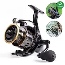Carretilha Moinho HE 1000-7000 EVA com Carretel Metálico 10kg Carga Máxima Água Salva Oceano