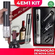 Abridor De Garrafa Vinho Automático Elétrico A Pilha Presente Funcional Para Cozinha