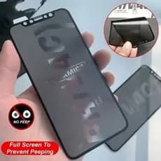 Adequado para iPhone 16 15 14 13 Pro Max/12/11/XR Filme de privacidade cerâmico 9D fosco protetor de privacidade