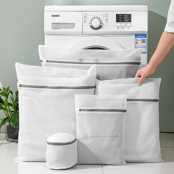 Kit 5 Sacos Para Lavar Roupas Na Máquina