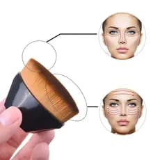 Conjunto De Pincéis Hexagonais De Base/Creme BB Com 5 Pacotes Para Maquiagem