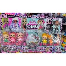 Kit Bonecas LOL Surprise OMG – 6 Mini Bonecas + Bola Surpresa