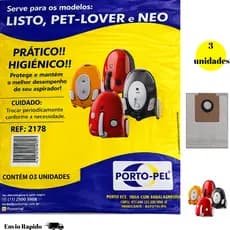 Sacos Para Aspirador de Pó Electrolux Neo Pet-Lover e Listo