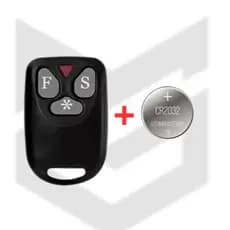 Capa Controle Remoto Alarme Automotivo Sistec Sx40 Alarme Sxt 986 + Bateria