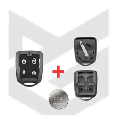 Carcaça Controle Remoto Alarme Positron Px42 293/300/330/360 + Bateria
