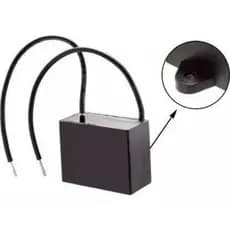 Capacitor Quadrado Ventilador 6uf 250v CBB61 2 Fios 50/60hz