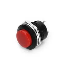 Chave Botão Push Buttom R13-507 Vermelha