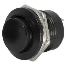 Chave Botão Push Buttom R13-507 Preta