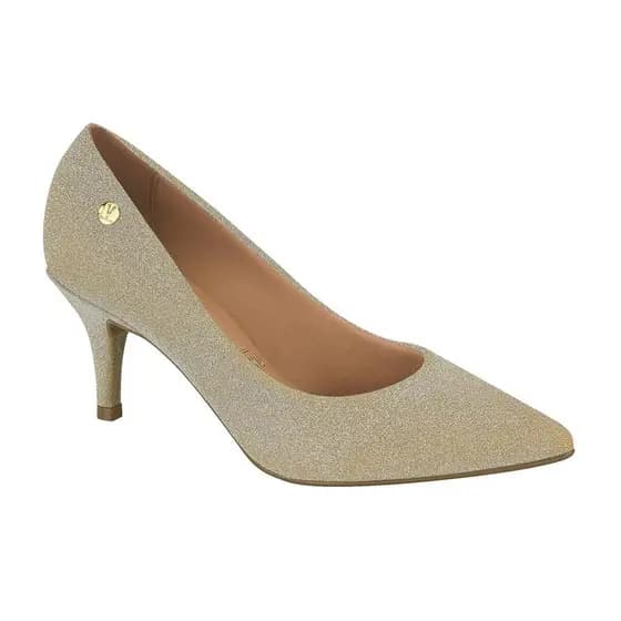 Sapato Scarpin Salto Pequeno Festa Feminino Vizzano