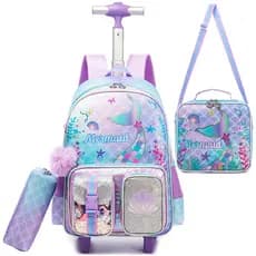 Mochila Infantil Menino Menina Mochilas Rodinha Mochila De Bordo Kit Casual Infantis