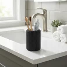Porta Escova de Dentes Decorativo Moderno para Banheiro Organização Higiene e Estilo Funcional para Lavabo Casa