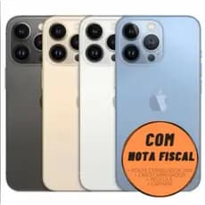Celular iPhone 13 Pro (128GB) (256GB) 100% Original Apple Seminovo Vitrine Bateria 85% a 100% NF Carregador Película Cap
