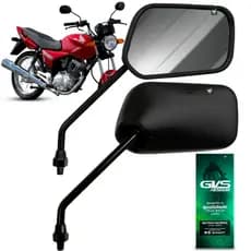 Par Retrovisor Moto Rosca Honda Lente Plana Modelo Original Espelho GVS
