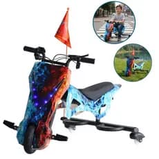 Moto Elétrica Drift Importway 250W BW387AZ Até 25km/h Azul Juvenil